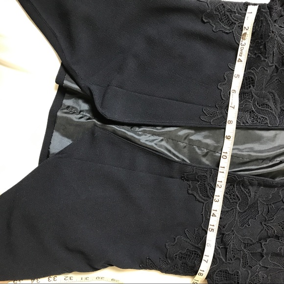 OneTheLand Lace Appliqué Midnight Blue Blazer - Picture 7 of 8